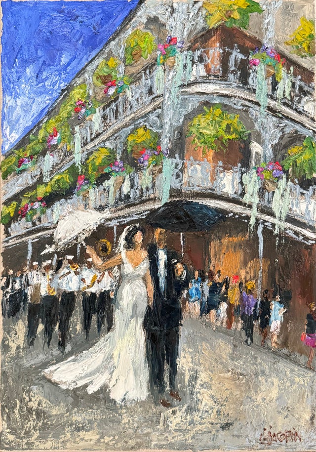 Isabella Jacopin Variation Jaune アートポスター French Quarter | Isabelle Jacopin Gallery